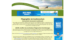 Desktop Screenshot of fliegenschutz-shop.de